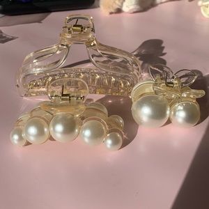 New Pearl Hair Clips Comb